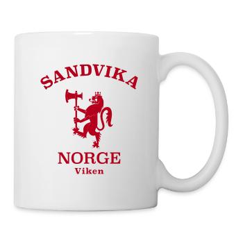 Sandvika Norge, Norvège - Mug blanc - blanc - Droite