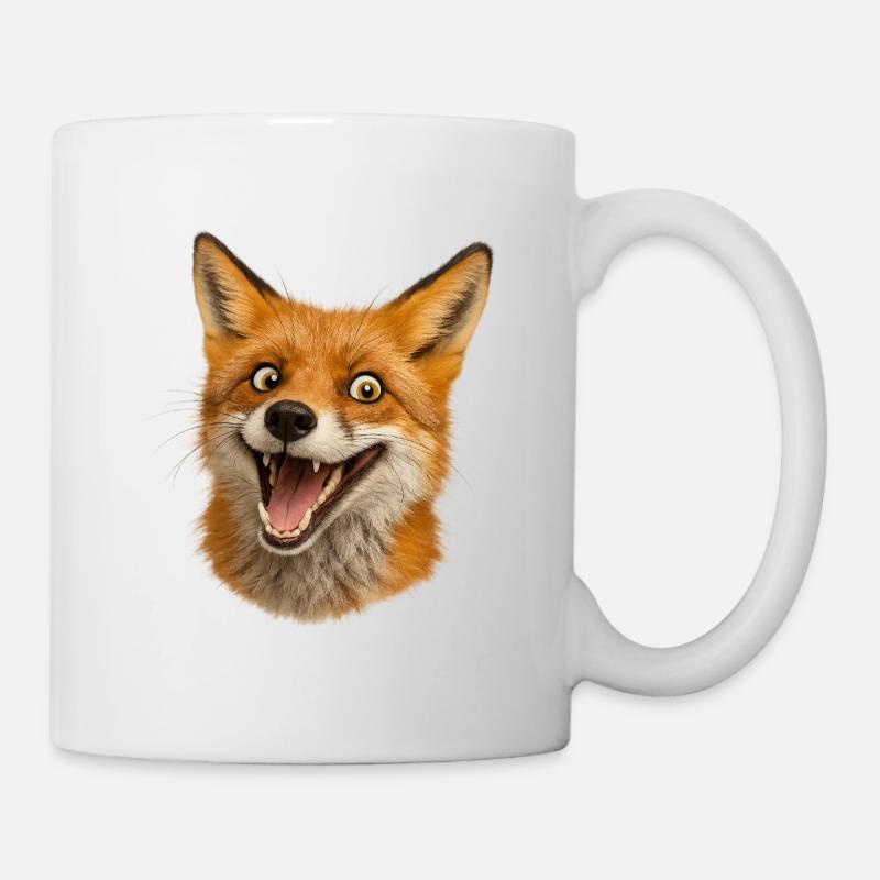 Fuchshead Joy Illustration - Mug blanc - blanc