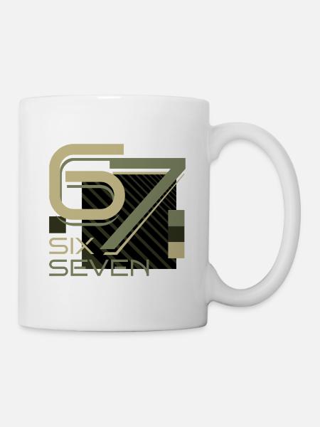 SixSeven - Tasse - Weiß