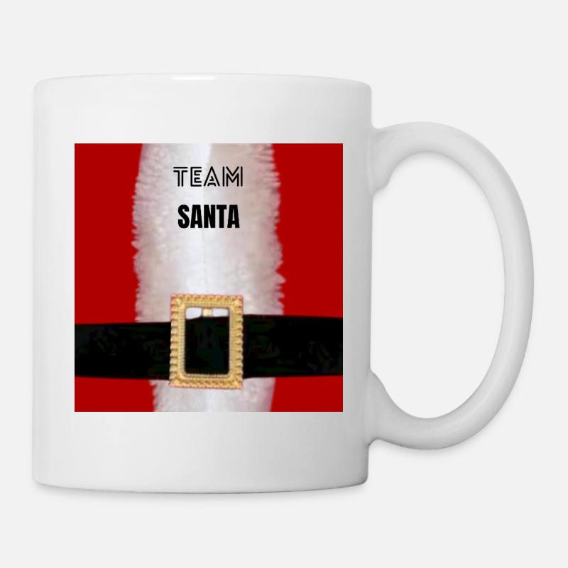 Team Santa Belt Motif - Mug - white