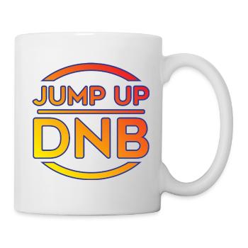 Jump-Up DNB Drum N Bass Shirt Breakbeat Junglist - Tasse - Weiß - Rechts