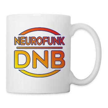 Logo-shirt Neurofunk DNB - Mug blanc - blanc - Droite