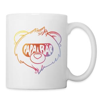 Bären Papa - Tasse - Weiß - Rechts