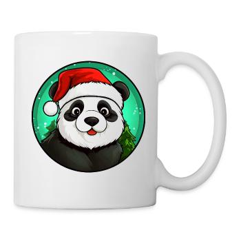 Panda Santa Claus - Mug blanc - blanc - Droite