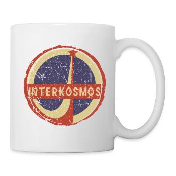 Interkosmos DDR Retro Circle Emblem - Mug - white - Right