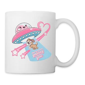 Hundeliebe Infinity Geschenk Meisterin Haustier - Tasse - Weiß - Rechts