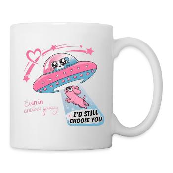 Humor Dog Love Infinite Gift Mistress Master - Mug - white - Right