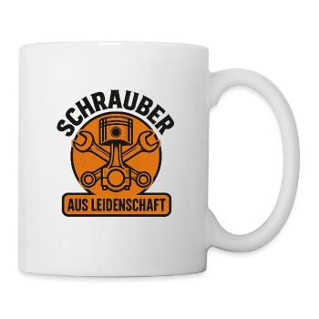 Screwdriver with passion - Mug - white - Right