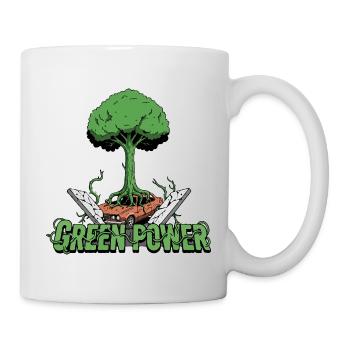 Green power tree - Mug - white - Right