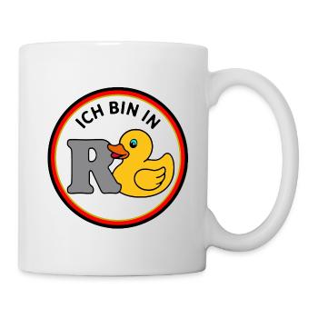 R duck , pension , pensioner , pensioner - Mug - white - Right