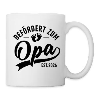 Perfect Grandpa Gift 2026 | Grandchild birth - Mug - white - Right