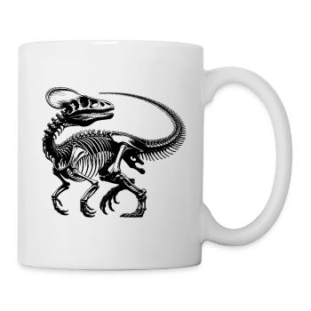 Dino Saurier sein war kein Spaziergang - Tasse - Weiß - Rechts