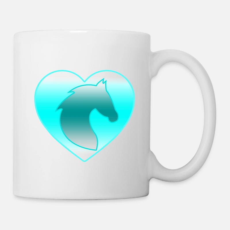 Pferde - Tasse - Weiß