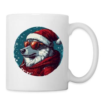 Wolf Weihnachten Christmas Xmas - Mug - white - Right
