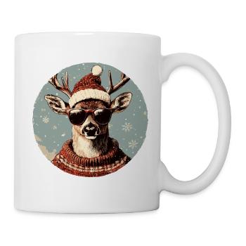 Deer Christmas Funny Christmas - Mug - white - Right