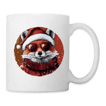 Fox Christmas Cool Christmas - Mug - white - Right