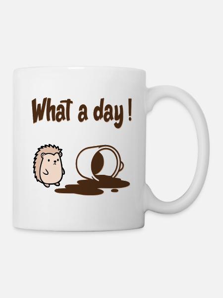 Hedgehog Coffee - Tasse - Weiß