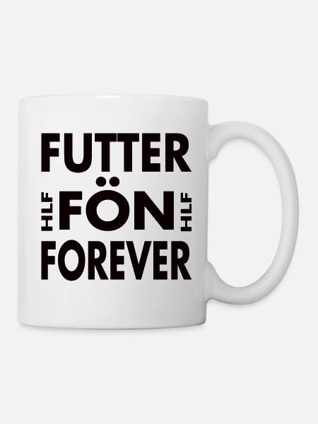 Futterfön - Heißluftfritteuse Für immer - Tasse - Weiß