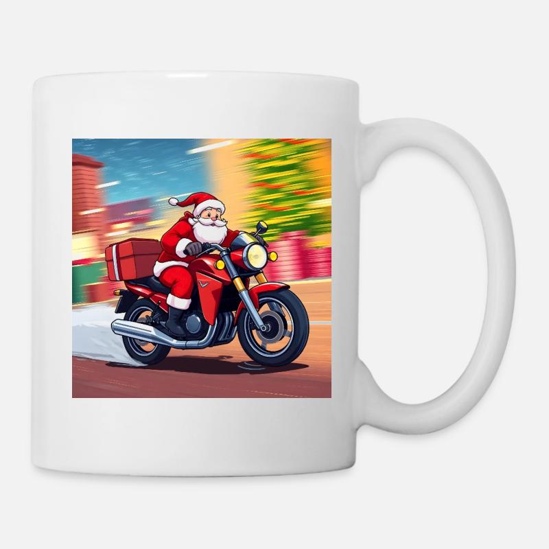 Santas Fastest Reindeer - Tasse - Weiß