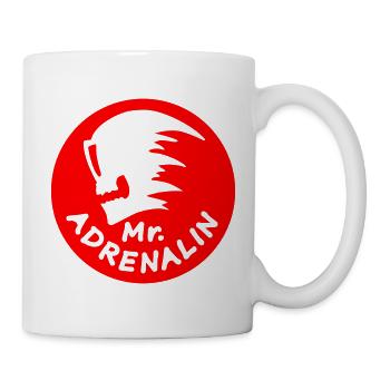 Extremsport Mr. Adrenalin - Tasse - Weiß - Rechts