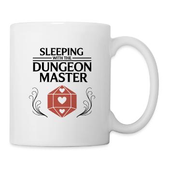 Sleeping with the DM - Funny D'n'D - Mug - white - Right