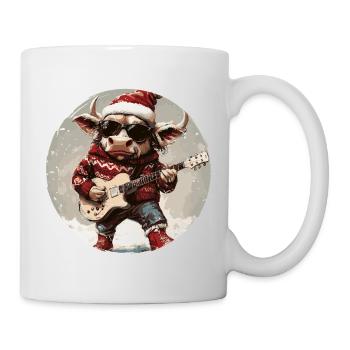 Bulle Weihnachten Gitarre Taurus - Tasse - Weiß - Rechts