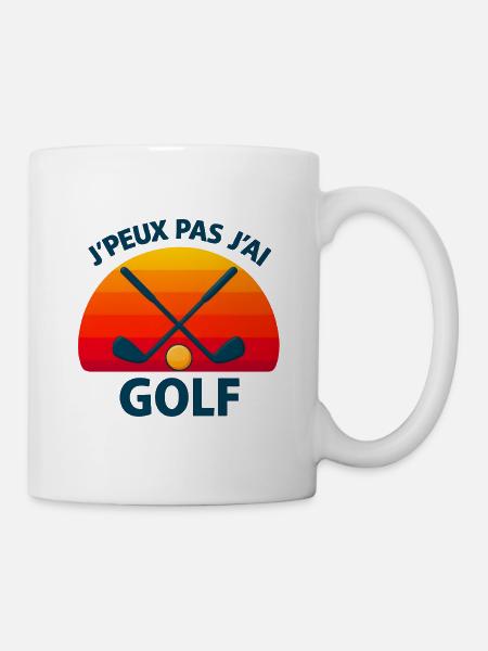 Golfe au coucher soleil croisé - Mugg - vit