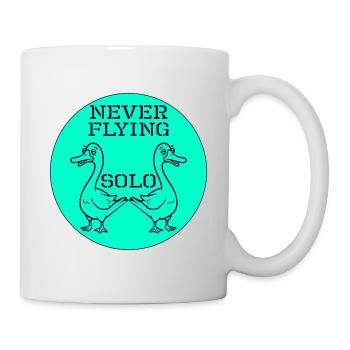 Goose Geese Fyling - Mug - white - Right