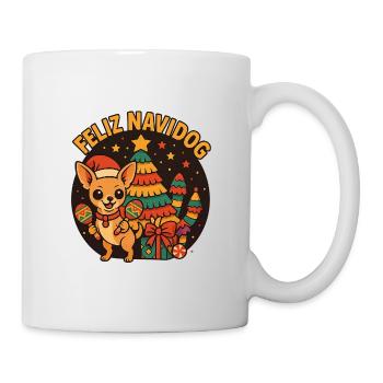 Chihuahua Feliz Navidad Christmas - Mug - white - Right