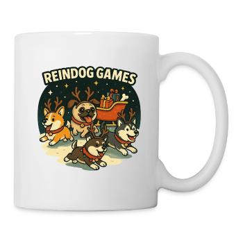 Reindog Games Winter Pups - Mug - white - Right