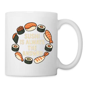 Le sushi est toujours la solution - Mug blanc - blanc - Droite