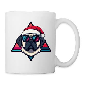 Santa Dog Comic - Mug - white - Right