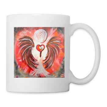 Herzengel Tiefes Erwachen - Tasse - Weiß - Rechts