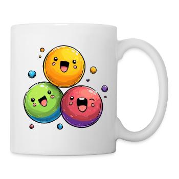 Colorful balls cartoon - Mug - white - Right