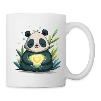 Panda Heart Lamp - Mug - white - Right