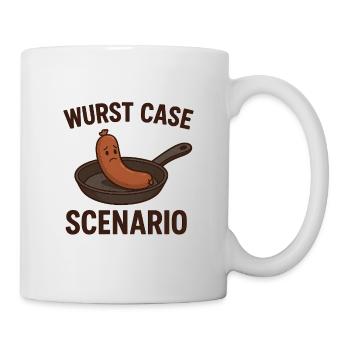 Scénario de la Caisse de la Saucisse - Mug blanc - blanc - Droite