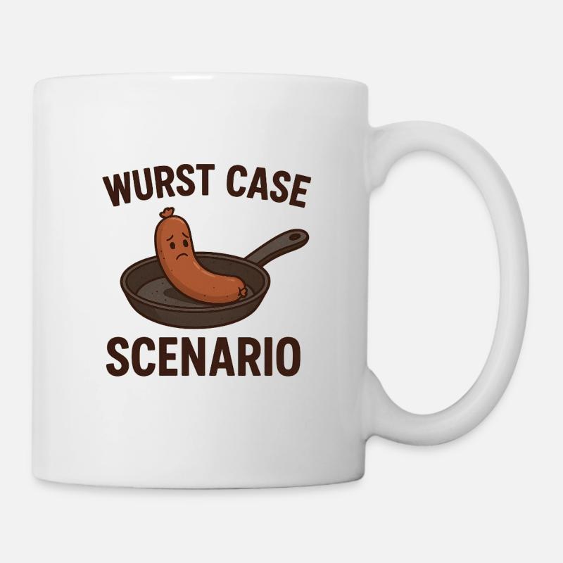 Wurst Case Scenario  - Tasse - Weiß
