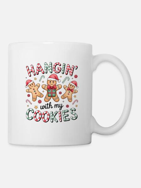 Hangin' Cookies Christmas Trio - Mug - white