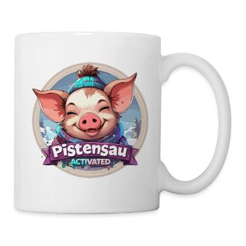 Pistensau Activated Winter Scene Apreski Party - Mug - white - Right