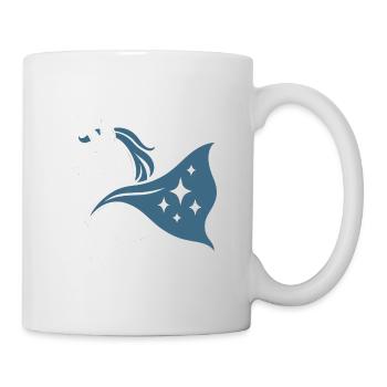 Strong Star Unicorn, Noble Superheroine - Mug - white - Right