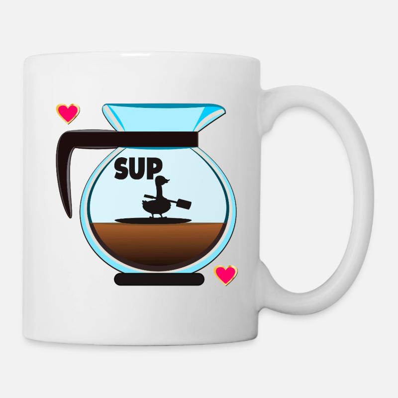 SUP GANS FILTERKAFFEE KAFFEE - Tasse - Weiß