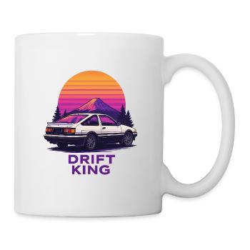 Drift König Sonnenuntergang Berg - Tasse - Weiß - Rechts