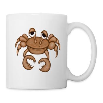 Lustiger Krebs - Tasse - Weiß - Rechts