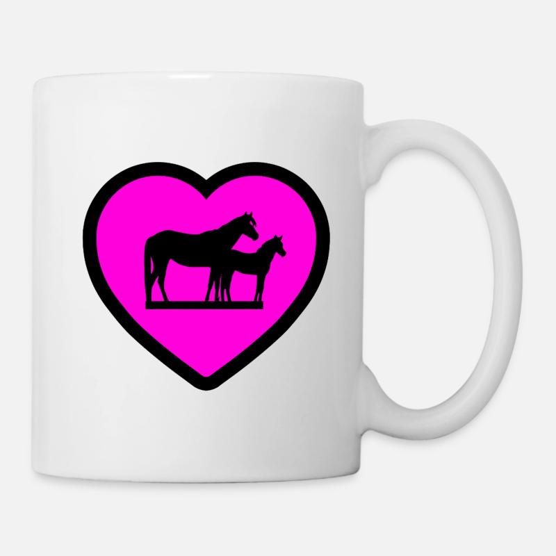 Pferde - Tasse - Weiß