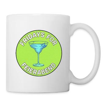 Feierabend Fridays Cocktail - Tasse - Weiß - Rechts