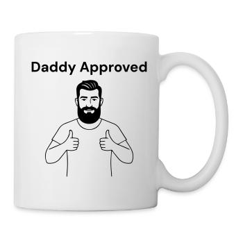 Dad says: Daddy Approved - Mug - white - Right
