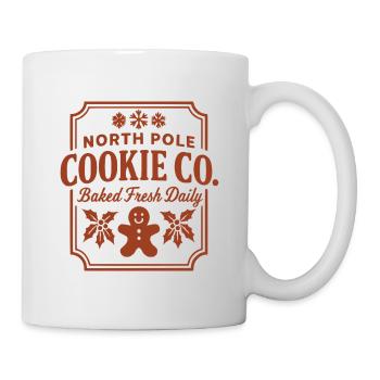 North Pole Cookie Co Cookie Logo - Mug - white - Right