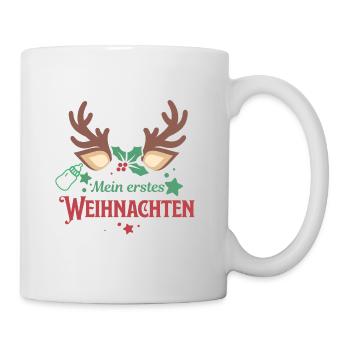 Mon premier Noël – Bébé Weihn rennes doux - Mug blanc - blanc - Droite