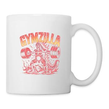 Kopie von Gymzilla – Zitat im Motivationsstudio - Tasse - Weiß - Rechts