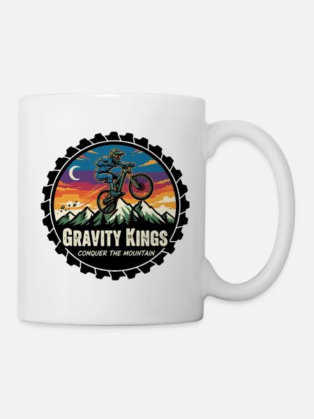Rois de la gravité : Conquérir la Montagne - Mug blanc - blanc